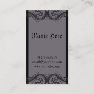 Morticia Business Card