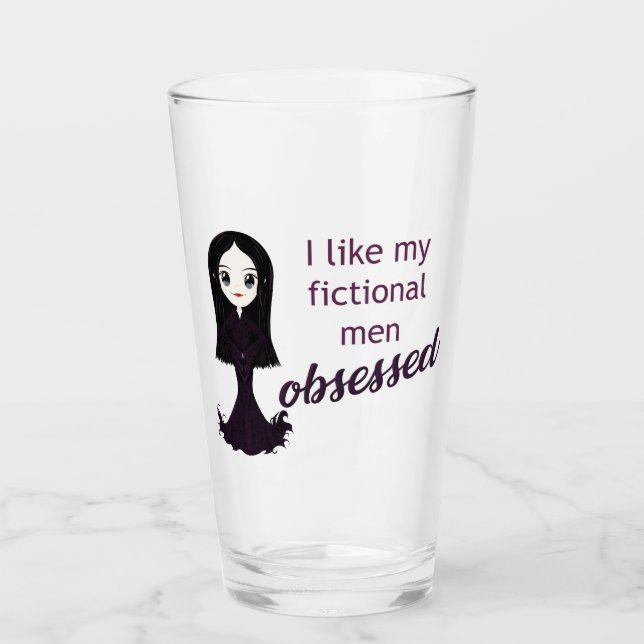 Morticia Obsessed Glass (Front)