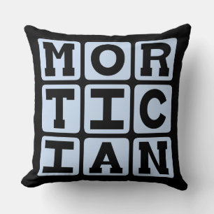 Mortician, Funeral Director Cushion