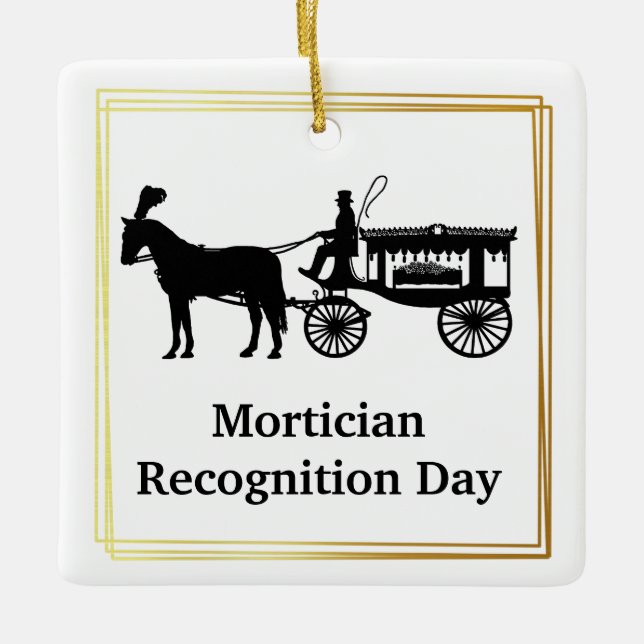 Mortician Recognition Day Ornament (Front)