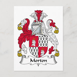Morton Family Crest Postcard