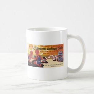Morton Iodised Salt Ad Coffee Mug