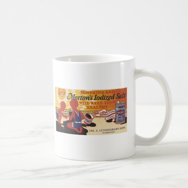 Morton Iodised Salt Ad Coffee Mug (Right)