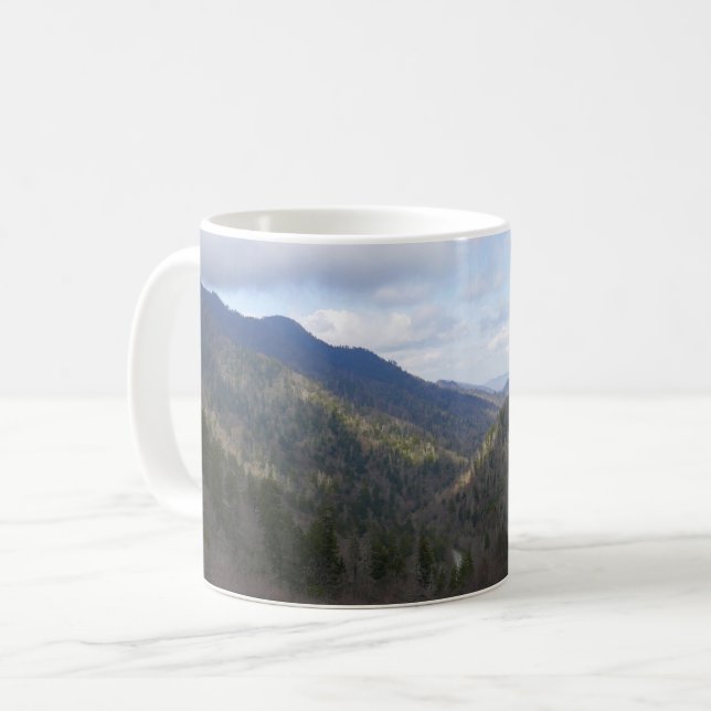 Morton Overlook at Great Smoky Mountains Coffee Mug (Front Left)