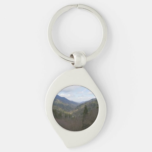 Morton Overlook at Great Smoky Mountains Key Ring (Front)