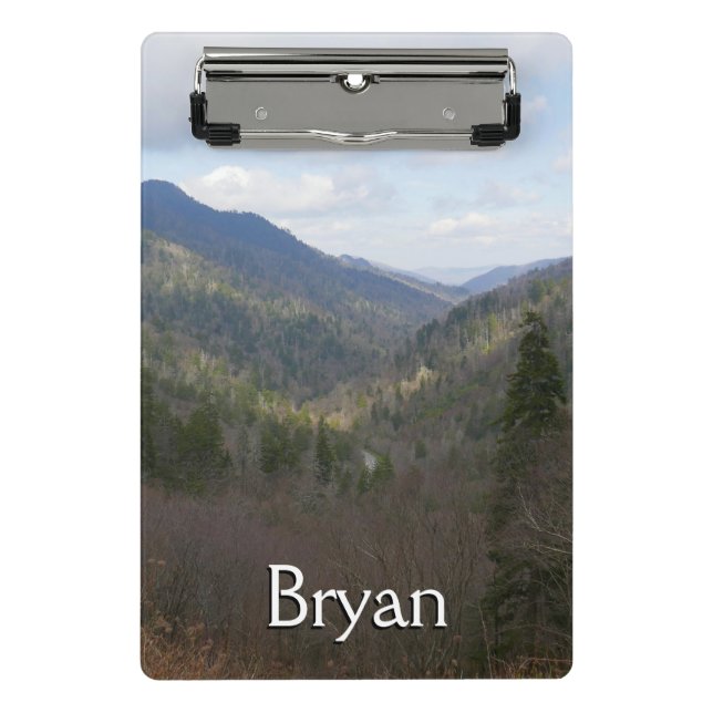 Morton Overlook at Great Smoky Mountains Mini Clipboard (Front)