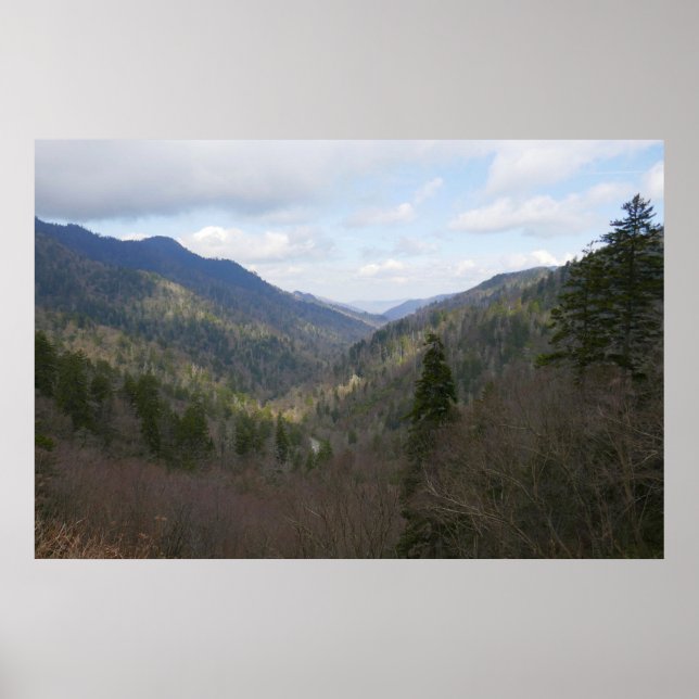 Morton Overlook at Great Smoky Mountains Poster (Front)