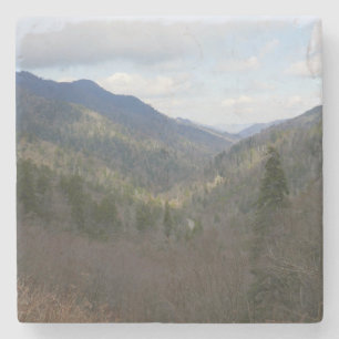 Morton Overlook at Great Smoky Mountains Stone Coaster