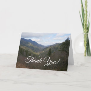 Morton Overlook at Great Smoky Mountains Thank You Card