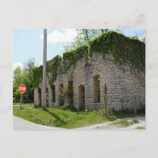 Mortuary and Casket Factory on Route 66 Postcard