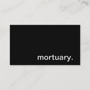 Mortuary Business Card