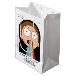 Morty Goodbye Moonmen Quote Graphic Medium Gift Bag