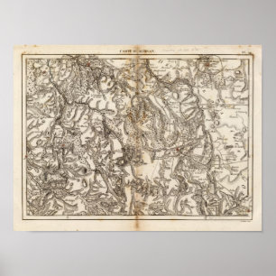 Morvan Atlas Map Poster