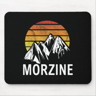 Morzine France French Alp Ski Resort Snowboarding Mouse Pad