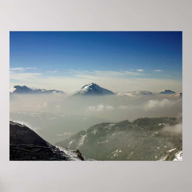 Morzine France Holiday Card Poster (Front)