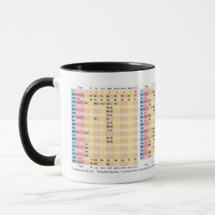 MOS 6502 Instructions w/ flags, opcode and timing Mug
