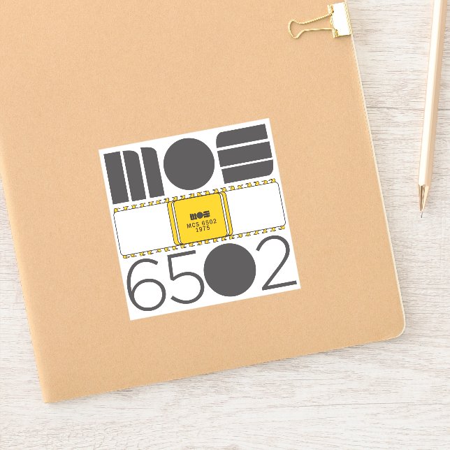 MOS 6502 sticker (Notebook)
