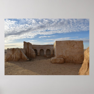 Mos Espa on planet Tatooine  Poster