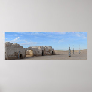 Mos Espa on planet Tatooine  Poster