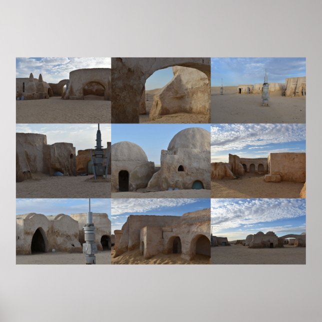 Mos Espa on planet Tatooine Poster (Front)