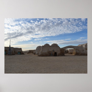 Mos Espa on planet Tatooine  Poster