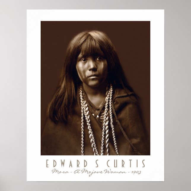 Mosa - A Native American Mojave Woman - 1903 Poster (Front)