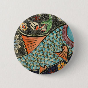 Mosaic 6 Cm Round Badge