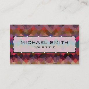 Mosaic Abstract Art #16 Business Card