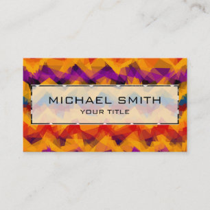 Mosaic Abstract Art #22 Business Card