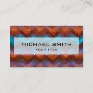 Mosaic Abstract Art #26 Business Card