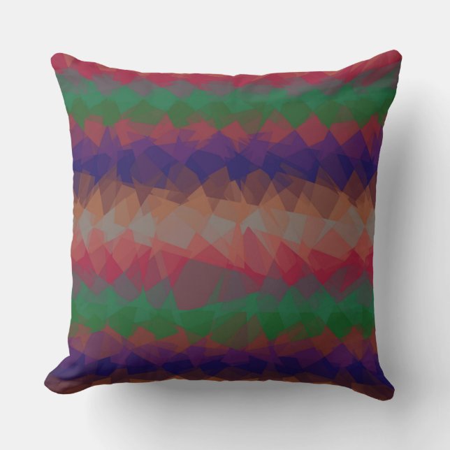 Mosaic Abstract Art #75 Cushion (Front)