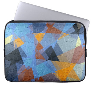 Mosaic Abstract Art   Modern Geometric Pattern 11 Laptop Sleeve