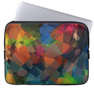 Mosaic Abstract Art   Modern Geometric Pattern 15 Laptop Sleeve