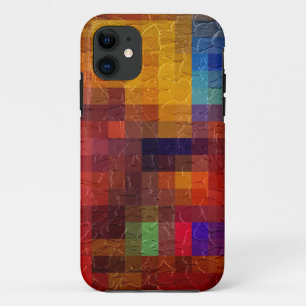 Mosaic Abstract Art   Modern Geometric Pattern 6 iPhone 11 Case