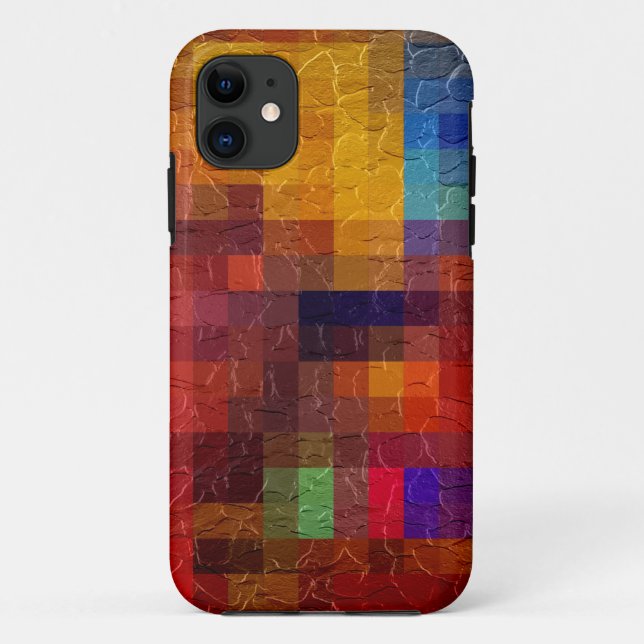 Mosaic Abstract Art | Modern Geometric Pattern 6 Case-Mate iPhone Case (Back)