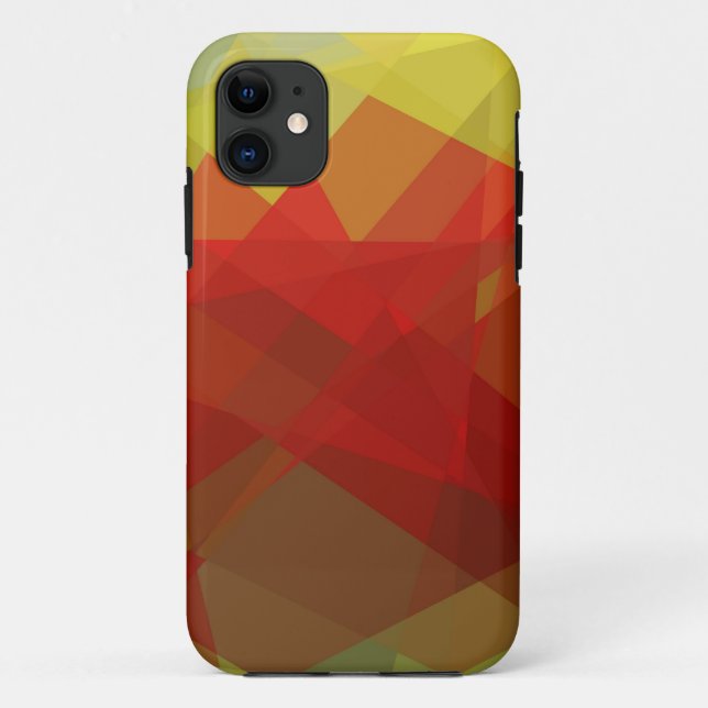 Mosaic Abstract Art | Retro Geometric Pattern 2 Case-Mate iPhone Case (Back)