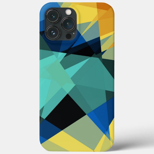 Mosaic Abstract Modern Geometric Background #2 Case-Mate iPhone Case (Back)