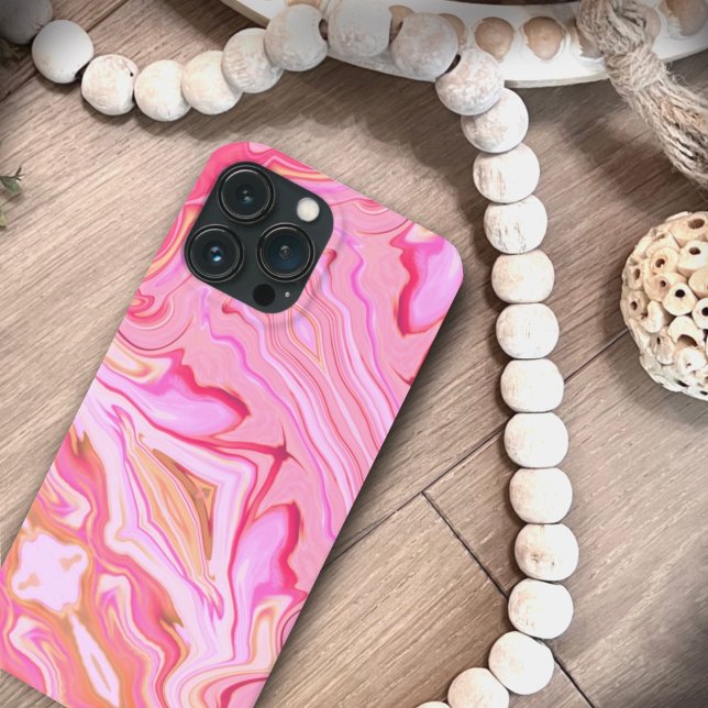 Mosaic Abstract Pink Pretty Customised Trendy Case-Mate iPhone Case (Creator Uploaded)
