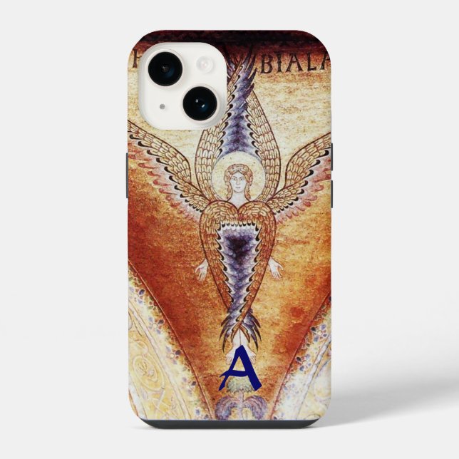 MOSAIC ANGEL , Monogram iPhone Case (Back)