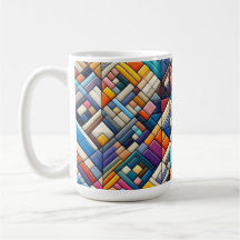 Mosaic Art Style Mug