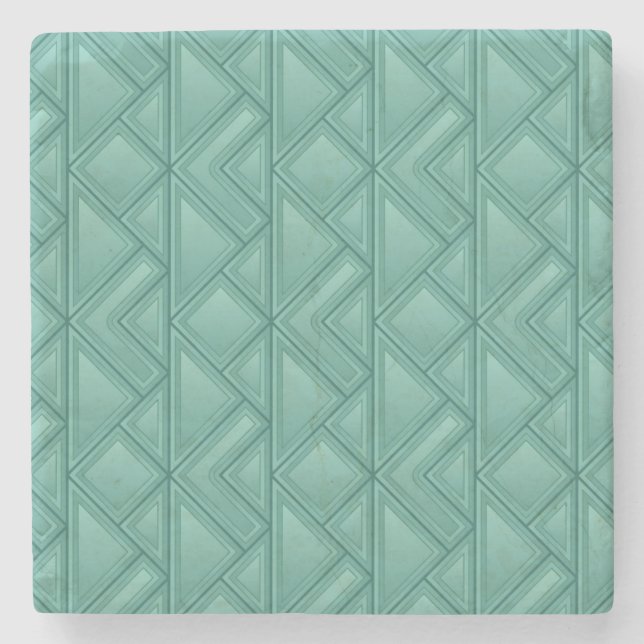 Mosaic Background Stone Coaster (Front)