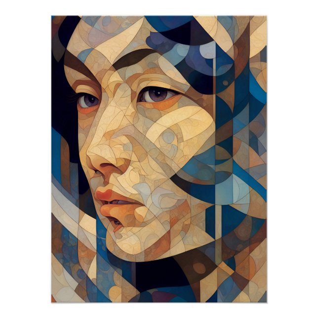 Mosaic Beauty Poster (Front)