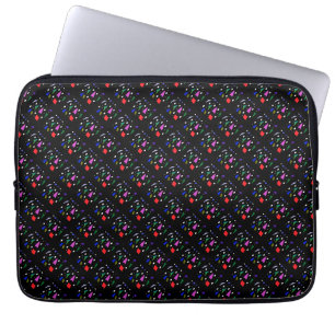 Mosaic bits and pieces pattern art   laptop sleeve
