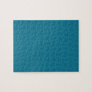 Mosaic Blue Solid Colour Jigsaw Puzzle