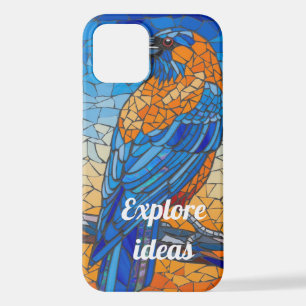 Mosaic Bluebird Inspiration iPhone Case
