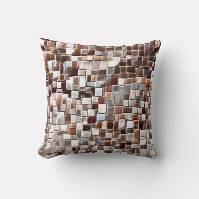 Mosaic Bubble Art / Original / Cushion (Front)