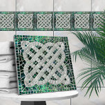Mosaic Celtic knot - Abalone Shell and Pearl Ceramic Tile<br><div class="desc">Mosaic Celtic knot - Abalone Shell and Pearl</div>