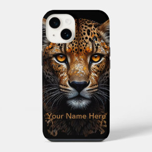 Mosaic Cheetah Portrait iPhone 14 Case