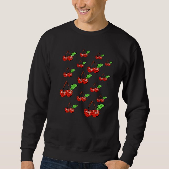 Mosaic Cherries Sweatshirt (Front)
