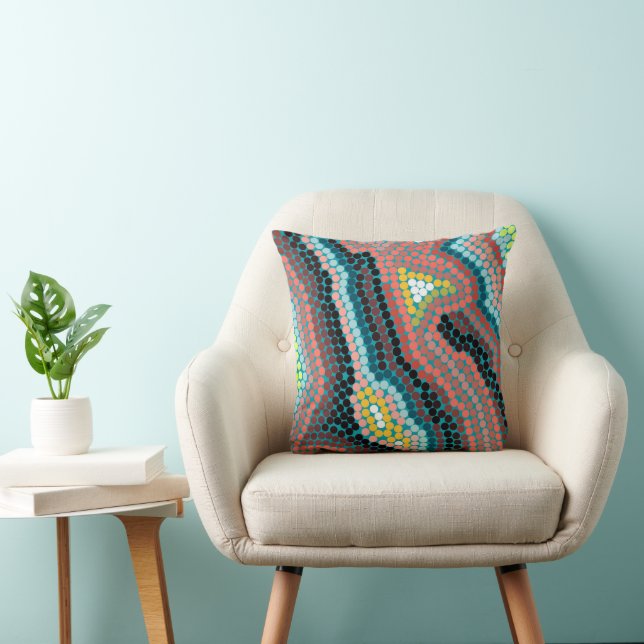 Mosaic Circles Cushion (Chair)